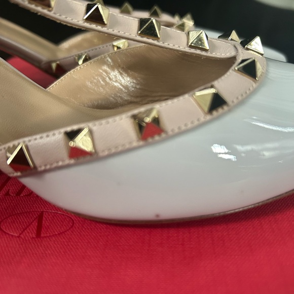 Valentino Rockstud Caged Pumps Pale Blue/Gray used in a size 42 65mm - Picture 6 of 15